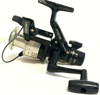 Vintage Shimano Aero Symetre Sy - 3000r Graphite Spinning Reel With Fighting Drag