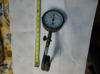 Vintage Us Gauge Co.  3 3/4 " Diameter Pressure 30 / Vacuum 30 W/ Copper Line