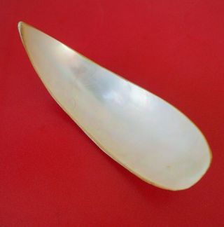 Fine Old Oceanic Polynesian Papua Guinea Carved Shell Currency Spoon Ladle