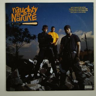 Naughty By Nature " S/t " Rap Hip Hop Lp Tommy Boy Promo