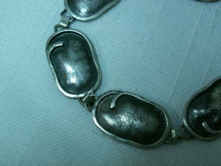 .  Vintage Sterling Silver Unusual Panels Bracelet. 3