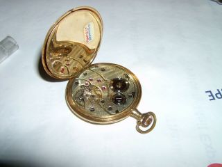 Leon W.  C.  Co.  Rare Antique 14k Gold Pocket Watch