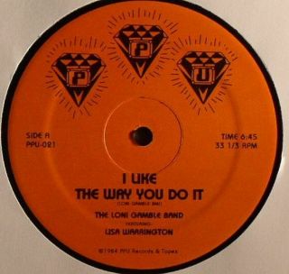 Loni Gamble Band,  The Feat Lisa Warrington - I Like The Way You Do It - 12 "