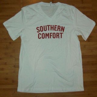 Southern Comfort Whiskey Womens White T - Shirt Size Large/l -