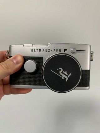 Vintage Olympus Pen F Ft Camera 353919 With F Zuiko Auto S 38mm F1.  8