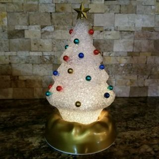 Vintage Avon Christmas Tree lights Holiday Decor & 1975 Sunny Star Gold Necklace 2