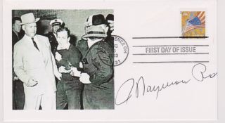 Signed J.  Waymon Rose Fdc Autographed First Day Cover Jack Ruby Juror Jfk Assass