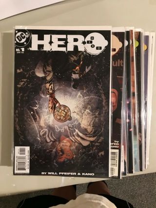 H - E - R - O (hero) Complete Series 1 - 22 Dc Comics Will Pfeifer