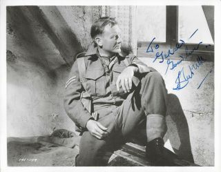 John Mills In Dunkirk (1958) Hand - Signed 8” X 10” Portrait