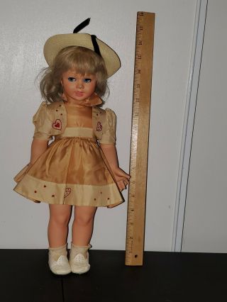 Vintage Bonomi Doll Jenny 15” Fashion Moda Doll Italy Flirty Eyes