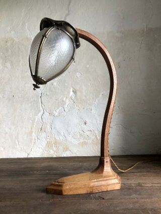 Rare Antique Art Nouveau Table Lamp - C1890 - 1900.  Fine Quality
