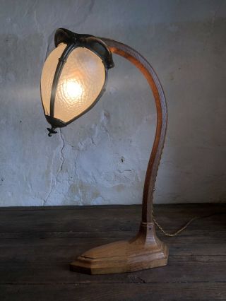 RARE Antique Art Nouveau Table Lamp - c1890 - 1900.  Fine Quality 2