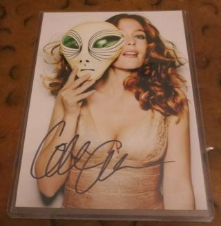 Gillian Anderson Signed Autographed Photo Played Agent Dana Scully On X - Files