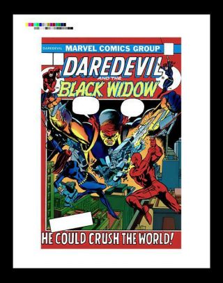 Gil Kane Daredevil 94 Rare Production Art Cover