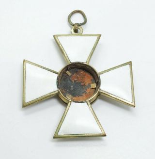 Antique Russian Order of St George Cross Enamel Military Award Medal 3