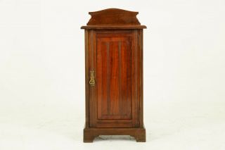 Antique Walnut Nightstand,  Antique Lamp Table,  Bedside,  Victorian,  1890,  B1367