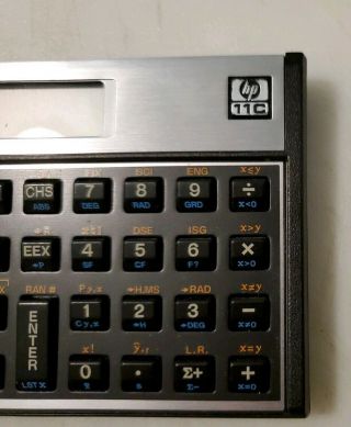 Hewlett Packard HP 11C Vintage Scientific Calculator w/ case 3