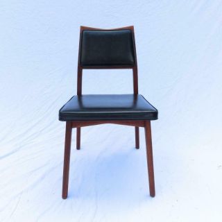 A Mid - Century Modern Mahogany,  Leather Side Chair Paul Buehler Paul Mccobb?
