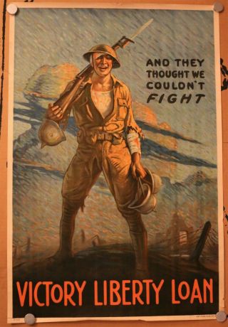 Wwi 1918 Poster Victory Liberty Loan By Forsythe
