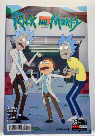 Rick And Morty Comic Book - Issue 3 First Press - Oni Press Justin Roiland