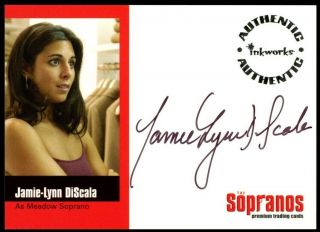 2005 Jamie - Lynn Discala The Sopranos Season One Auto Autograph Meadow Soprano Sp