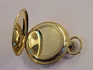 Vintage Sangamo Special 17s 14k Green Gold Filled Rigid Bow Pocket Watch Case