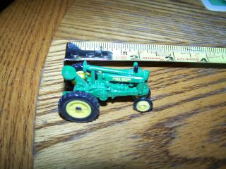 John Deere Toy Tractor Model " Unstyled B " 1/64 Scale Never Played With