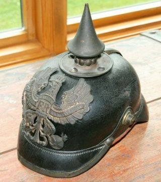 German Spike Helmet Early 1900 