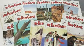 Vintage Fur - Fish - Game Magazines - 1982 Complete Year