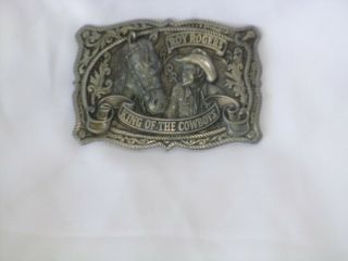 Roy Rogers Belt Buckle King Of The Cowboys Limited Edition