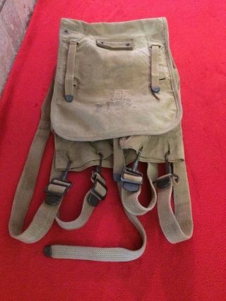 Us Ww1 Army M1910 Haversack Pack Dated May 1918