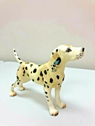 Vintage (1960’s) Lefton Ceramic Dalmatian Dog Figurine H80521 Large Hand Painted 2
