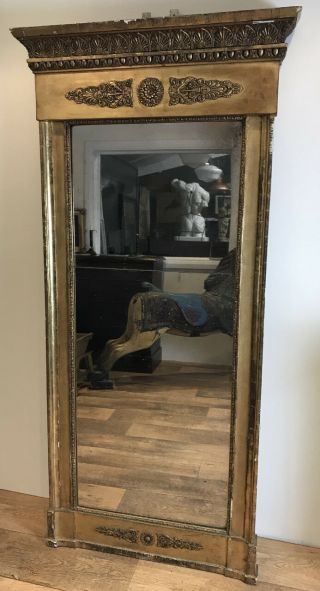 Antique Regency Period Gilt Pier Mirror