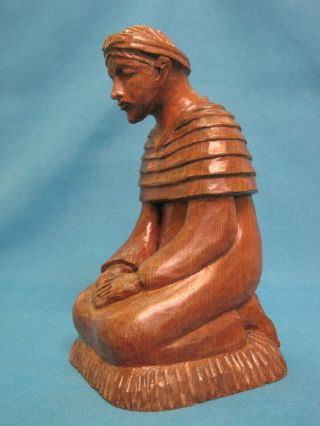 Religion.  Old Wooden Figure.  Statue.  Hand Carved.