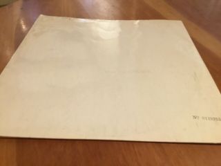 THE BEATLES ‘WHITE ALBUM’ 1ST UK STEREO PRESS,  TOP OPENER,  PICTURES,  NO.  0139353 2