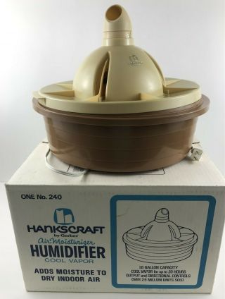 Hankscraft Gerber Humidifier Cool Vapor Model 240 Vaporizer Box Vintage