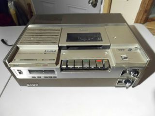 Vintage Sony Sl - 8600 Video Cassette Recorder Betamax X2