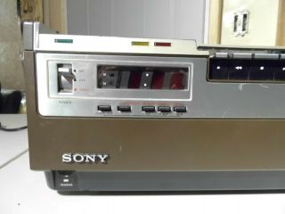 Vintage Sony SL - 8600 Video Cassette Recorder Betamax X2 2