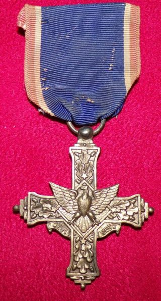 Ww1,  French Made,  Usa Distinguished Service Cross - Ultra - Rare