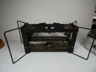Vintage Us Army Mash Medical Gas Stove Smp 1983 Burns Coleman Fuel Camping