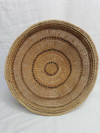 Antique Native American Indian Hupa Yurok Twined Strainer Basket