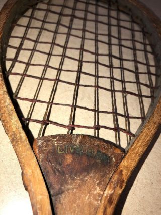 Vintage 1800’s 19th Century “ Live Oak “ Antique Lawn Tennis Racquet Racket 20”