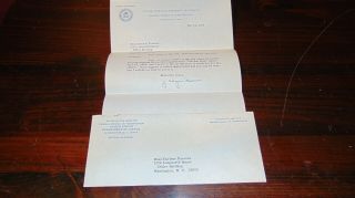 J Edgar Hoover (fbi) Signed Letter To Jack Kemp 