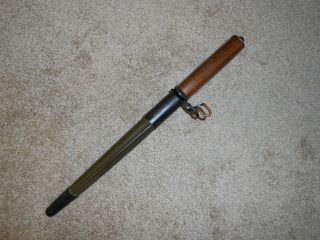 Vintage Us Wwi Ww1 1917 Knife Bayonet W/sheath