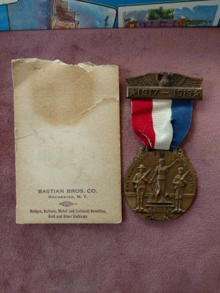 Wwi 1917 - 1919 Service Medal,  Norfolk Va