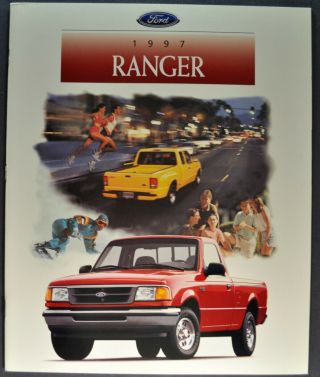 1997 Ford Ranger Pickup Truck Brochure Xlt Stx 4x4 Splash 97