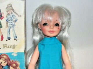 Vintage Alta Moda Furga Doll Simona w Box & Handmade clothing 1968 3