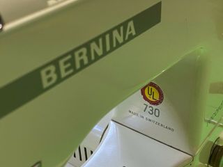 Vintage Bernina Record 730 Sewing Machine With Foot Controller