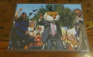 Lee Corso Espn Broadcaster College Gameday Signed Autographed Photo Lsu Who Dat?
