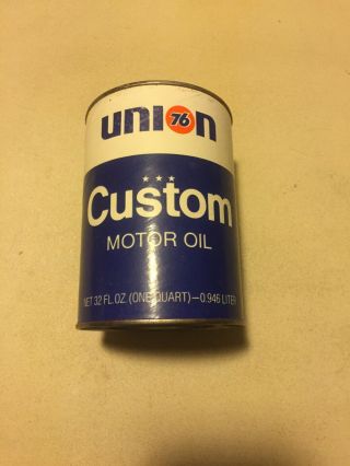 Vintage Union 76,  Custom Motor Oil Can.  Full.  1 Qt.